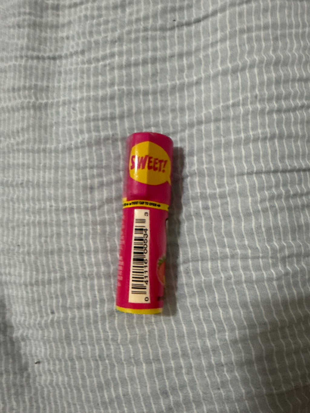 Strawberry push pop candy