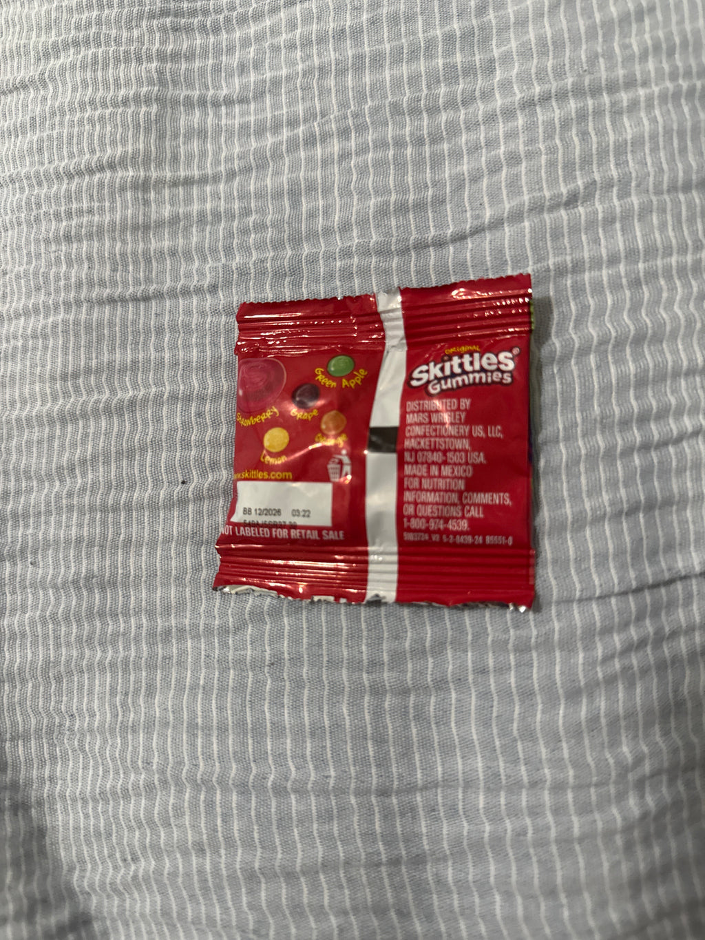Gummy skittle original