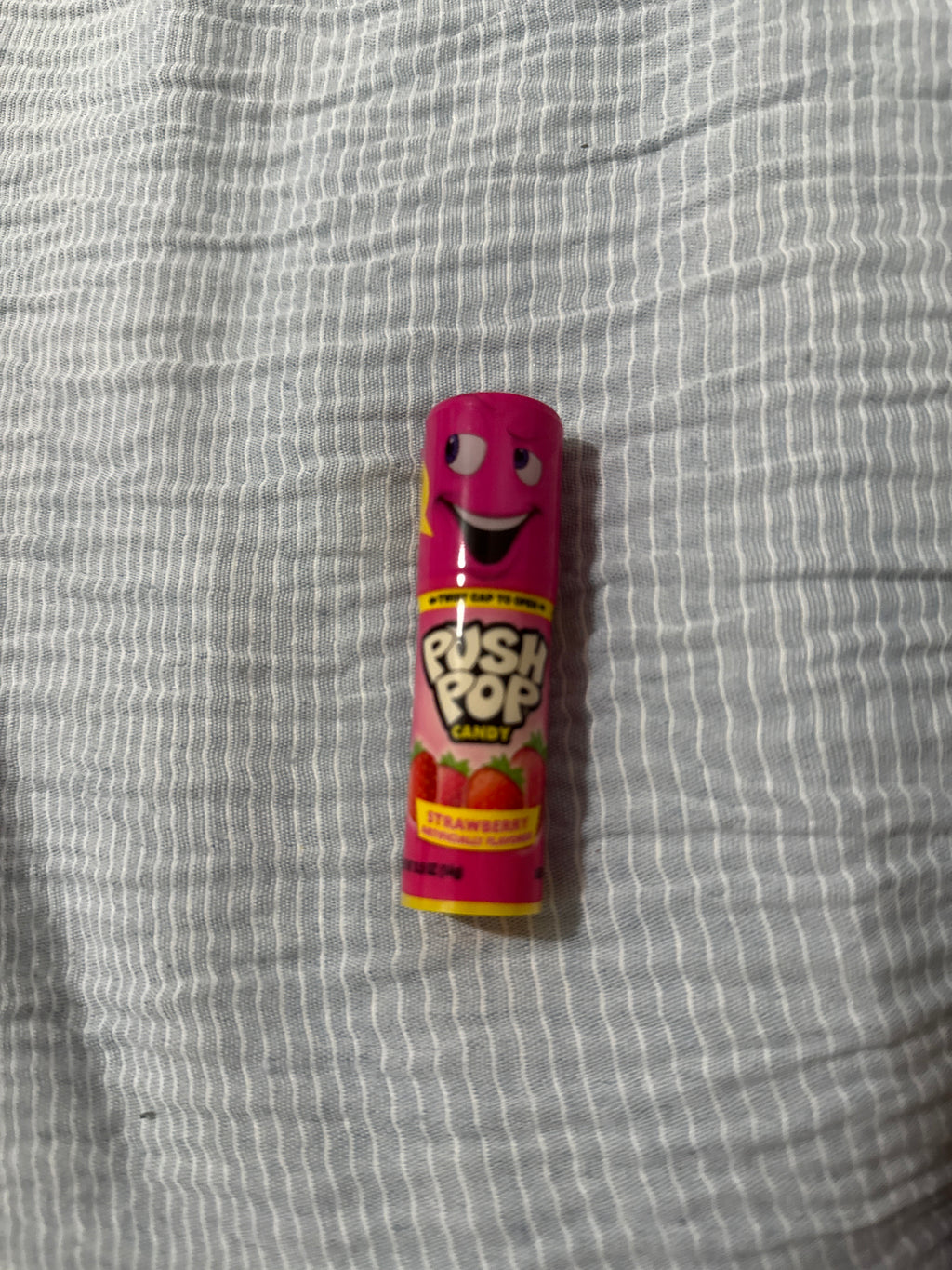 Strawberry push pop candy