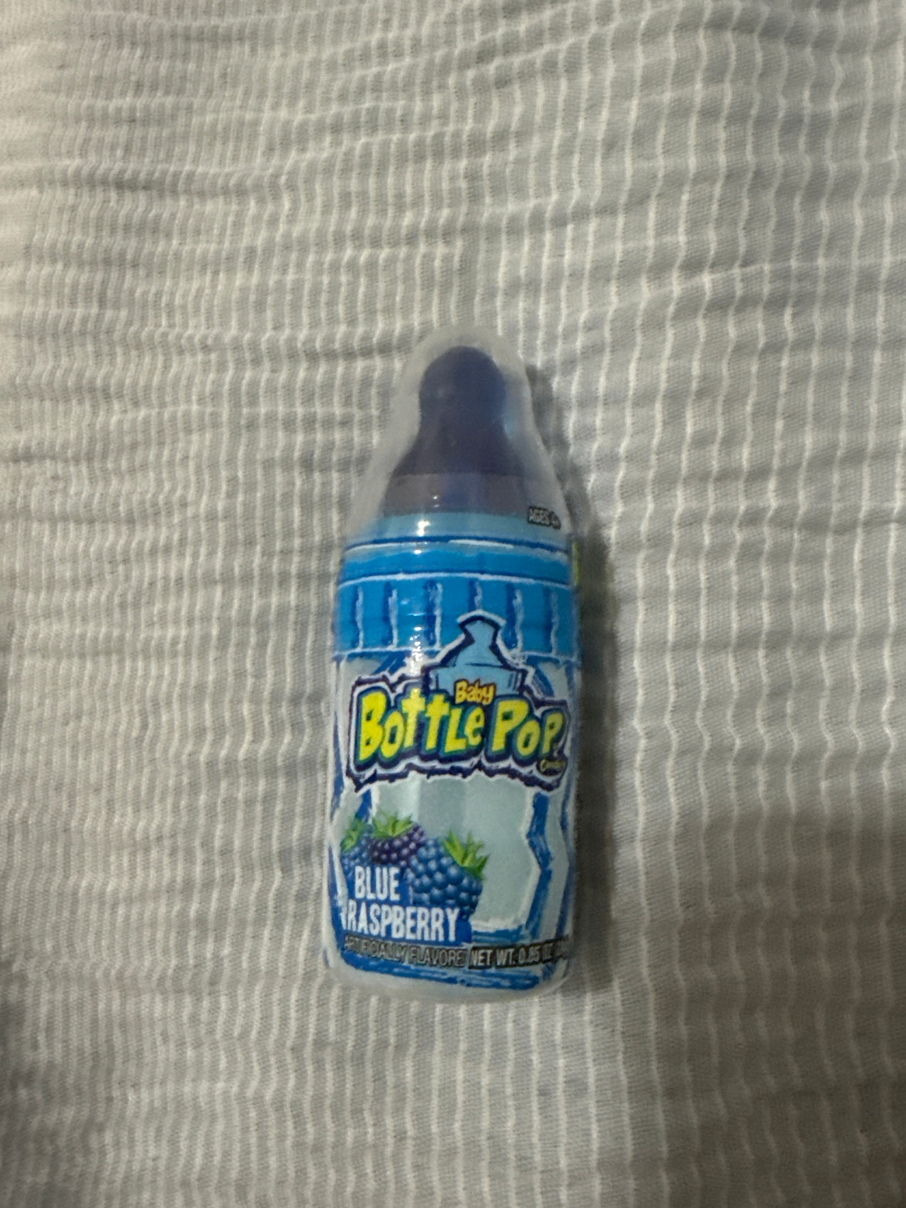 Blue raspberry baby bottle pop ￼