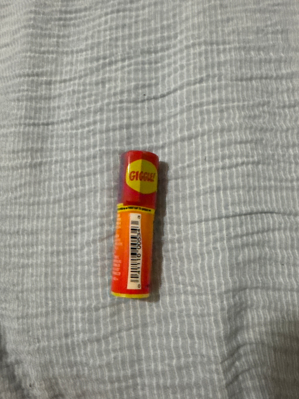 Fruit punch push pop candy